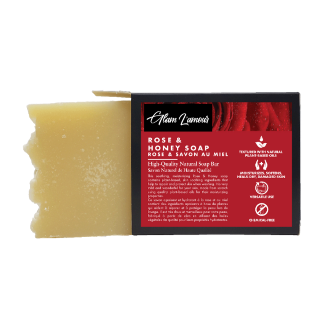 All Natural Organic Rose and Honey Soap