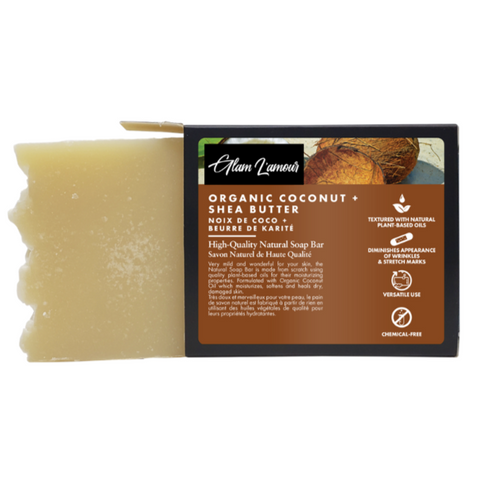 All Natural Organic Coconut & Shea Butter Soap